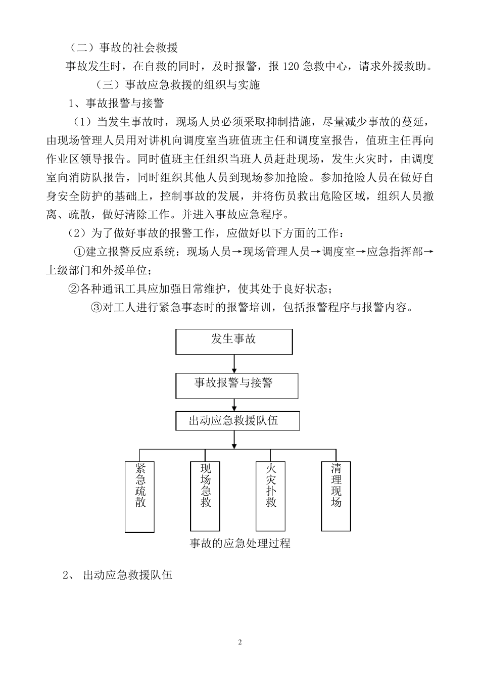 硫磺装卸储存安全事故救援应急预案_第2页