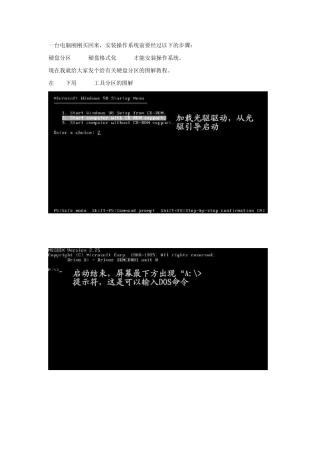 硬盘分区图解