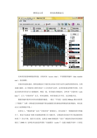 硬盘测试工具HDtune使用说明