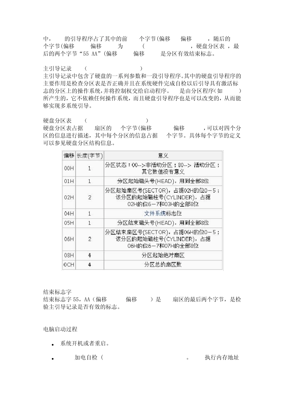 硬盘结构,主引导记录MBR,硬盘分区表DPT,主分区、扩展分区和逻辑分区_第2页