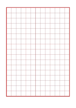 硬笔书法纸(可直接打印口字格米字格田字格等模板)