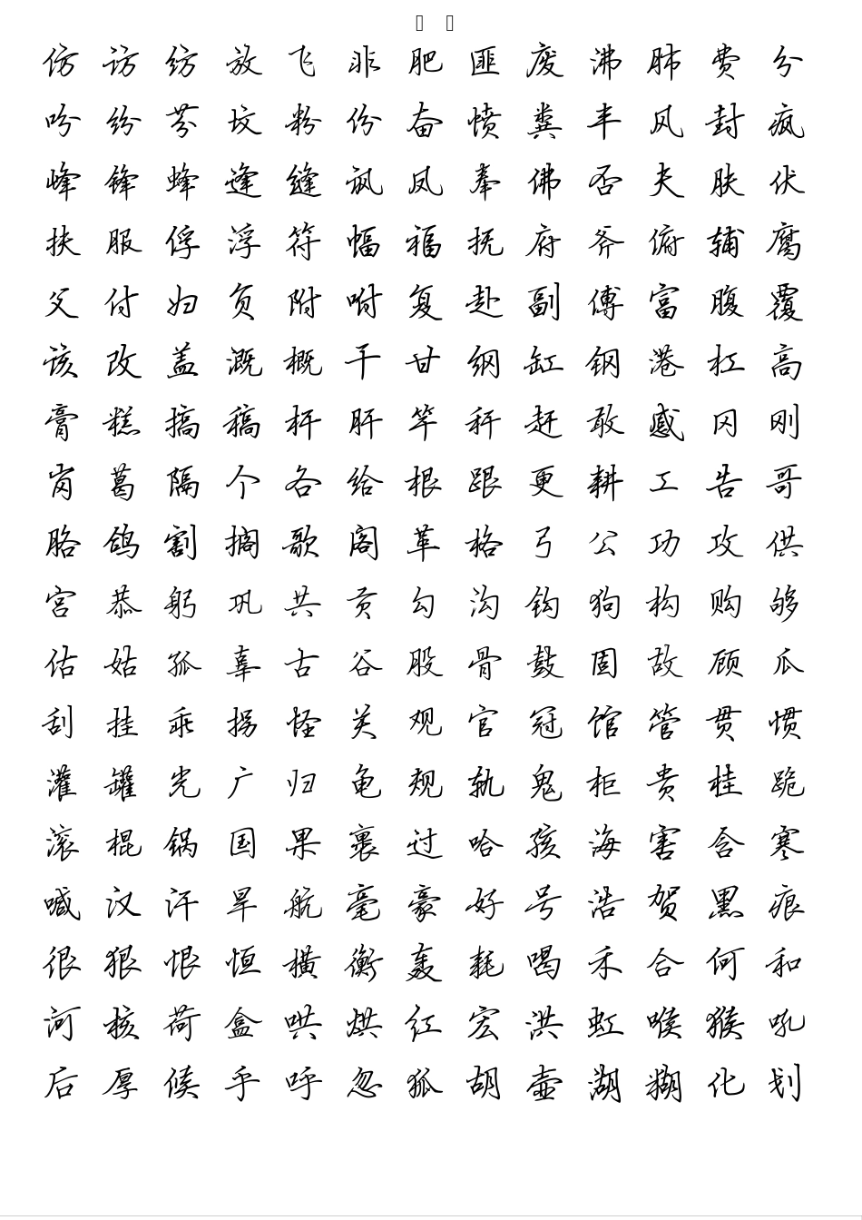 硬笔书法行书字帖汉字2510_第3页