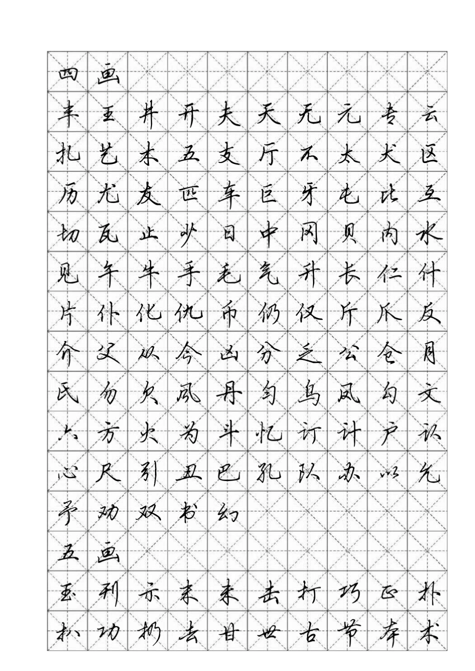 硬笔行书3000常用字_第2页