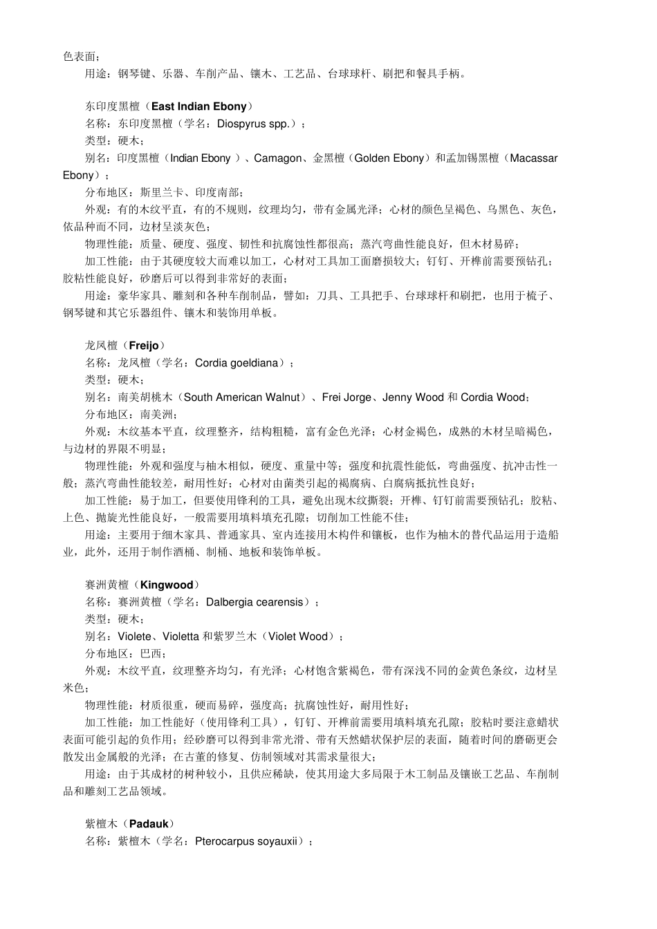 硬质木材介绍_第2页