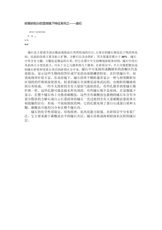 碎屑岩组分的显微镜下特征系列之燧石