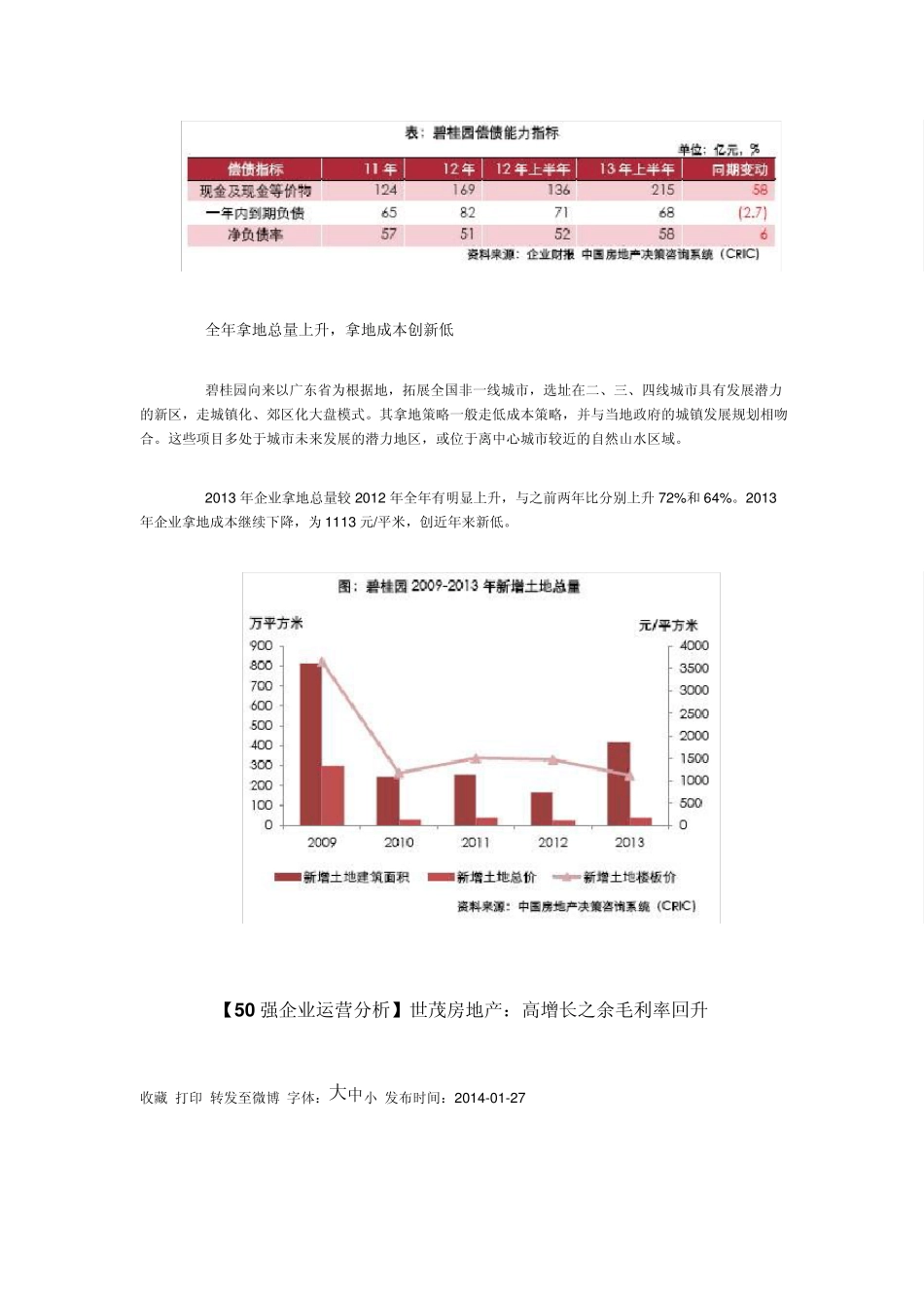 碧桂园、世贸企业运营分析_第3页