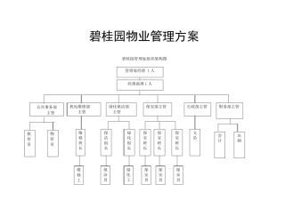 碧桂园物业管理方案
