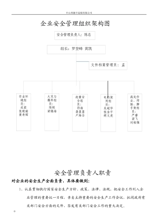 安全管里组织架构图