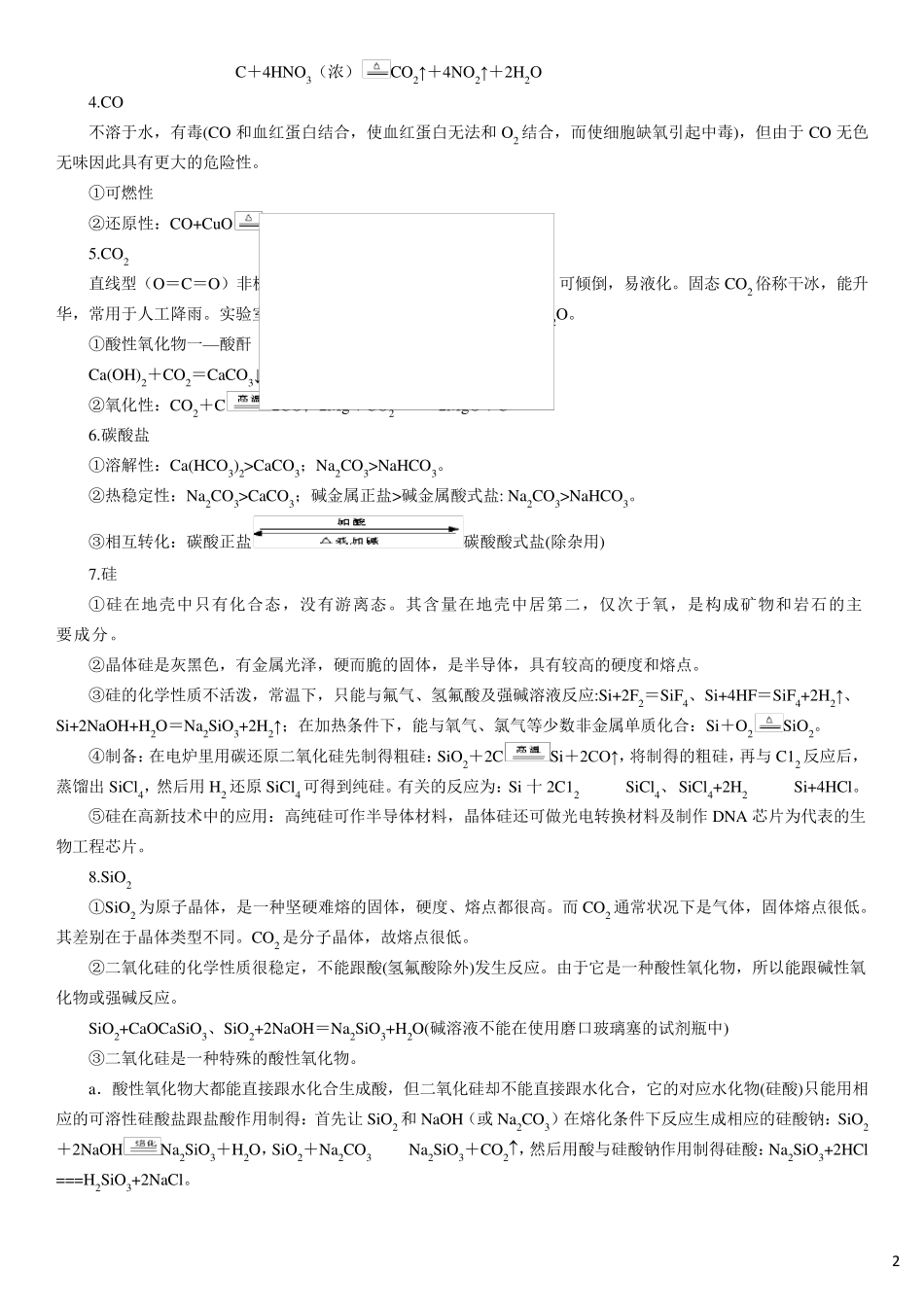 碳硅及其化合物讲义_第2页