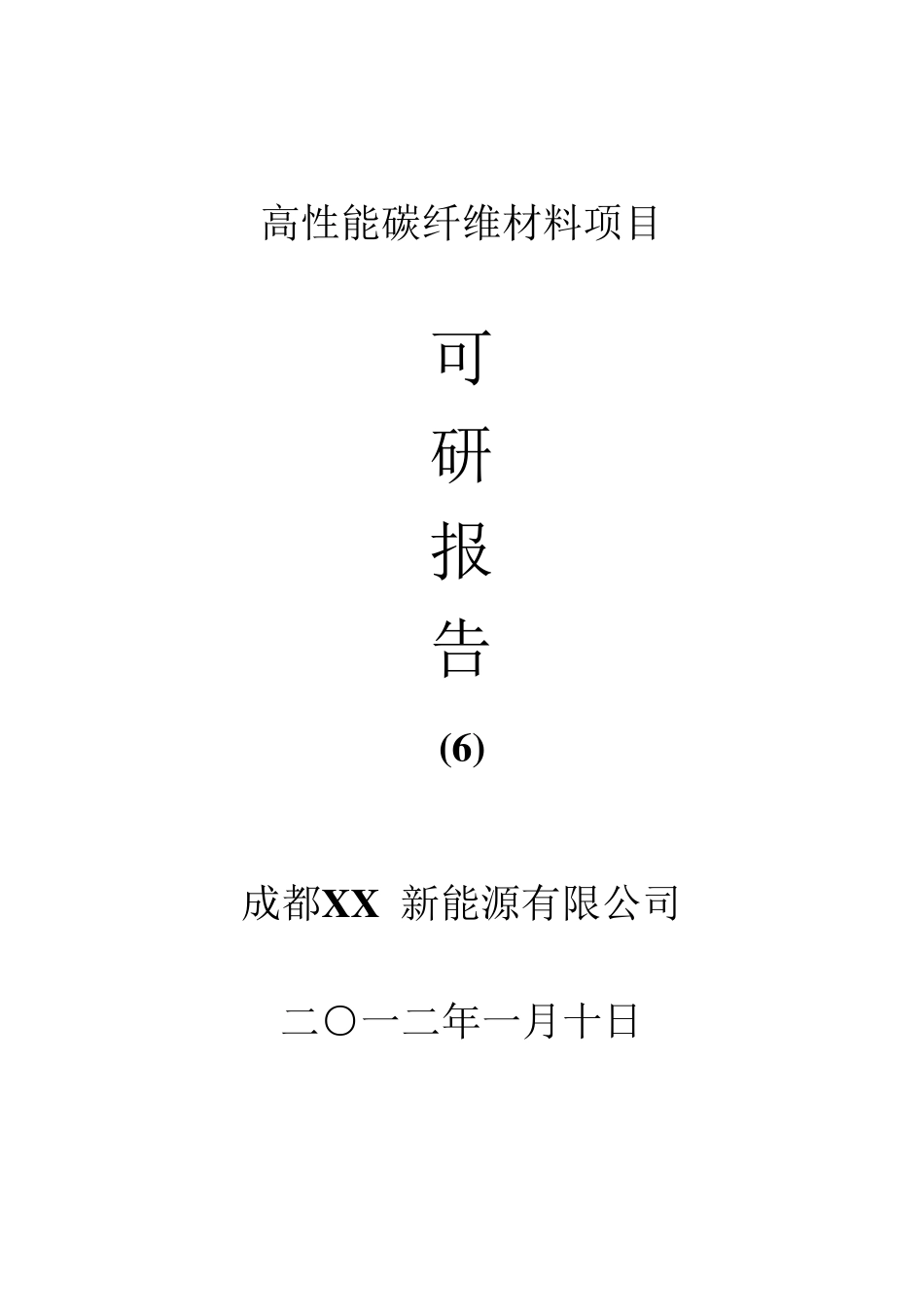 碳纤维复合材料可研报告_第1页
