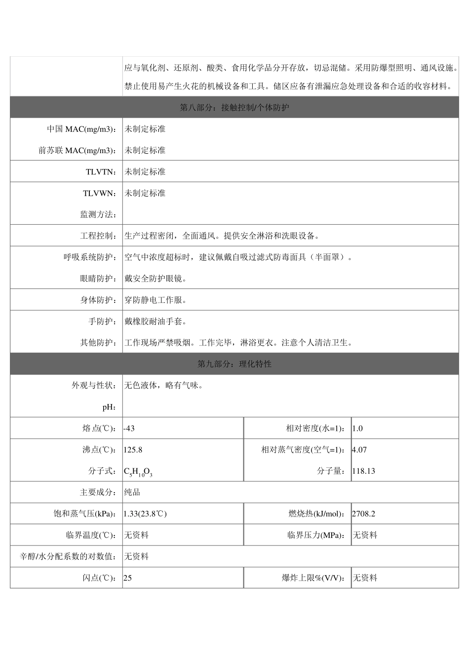 碳酸二乙酯(DEC)安全技术说明书_第3页