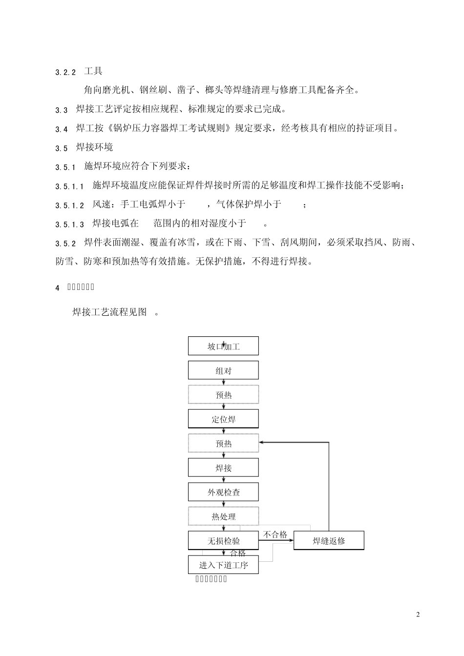 碳钢管道焊接工艺规程_第3页