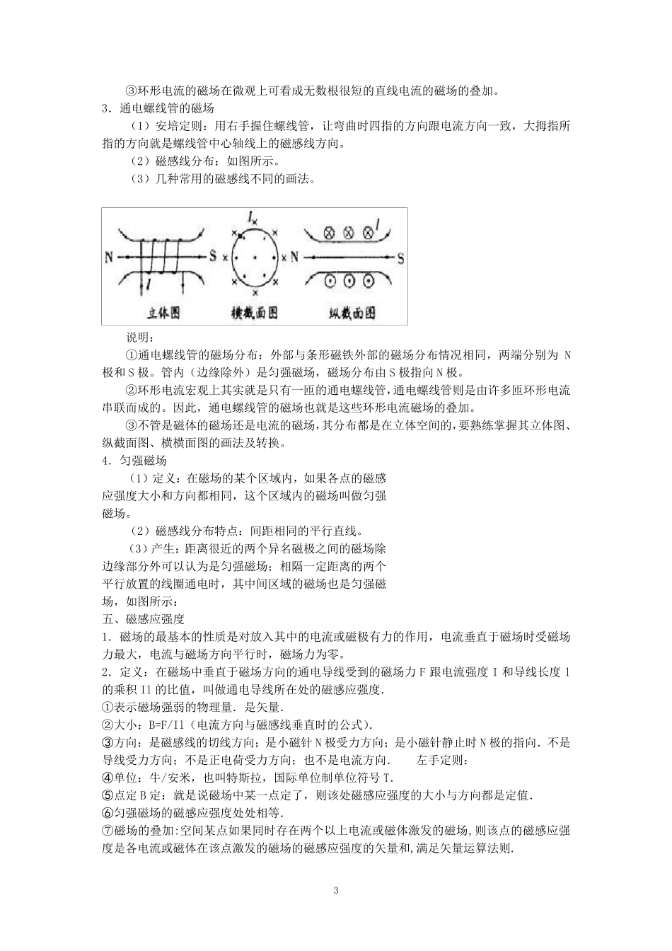 磁场知识点总结_第3页