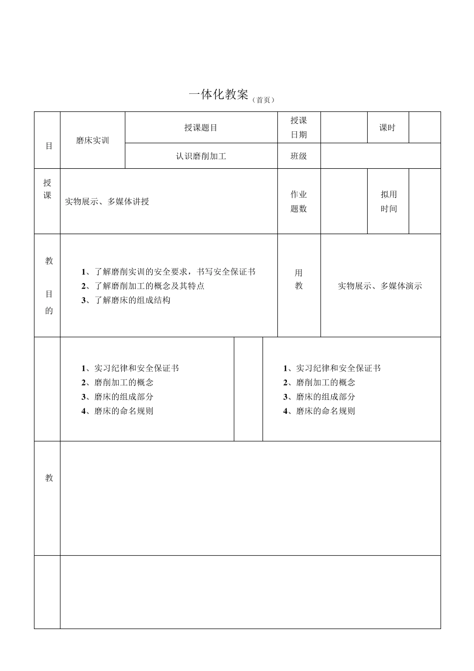 磨床实习教案_第2页