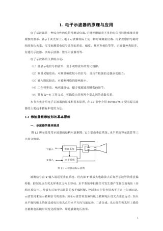 示波器的原理与使用方法