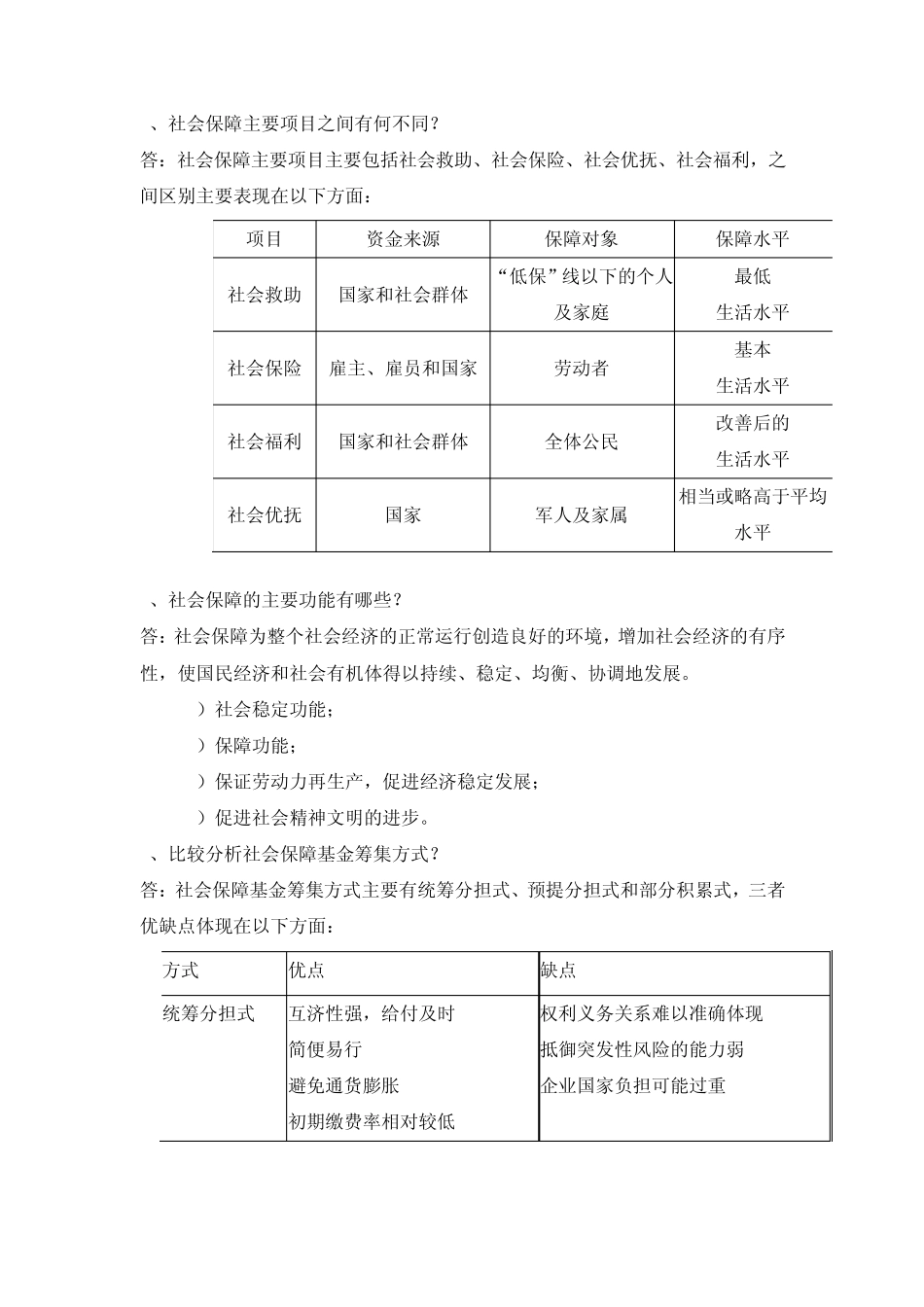 社会保障学试题及答案_第2页