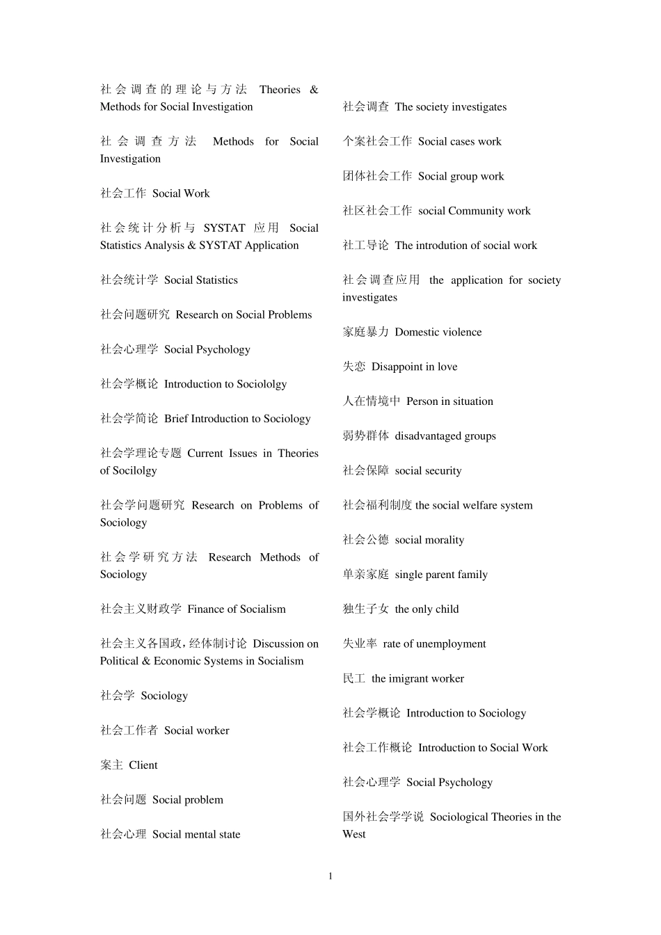 社会工作英语_第1页