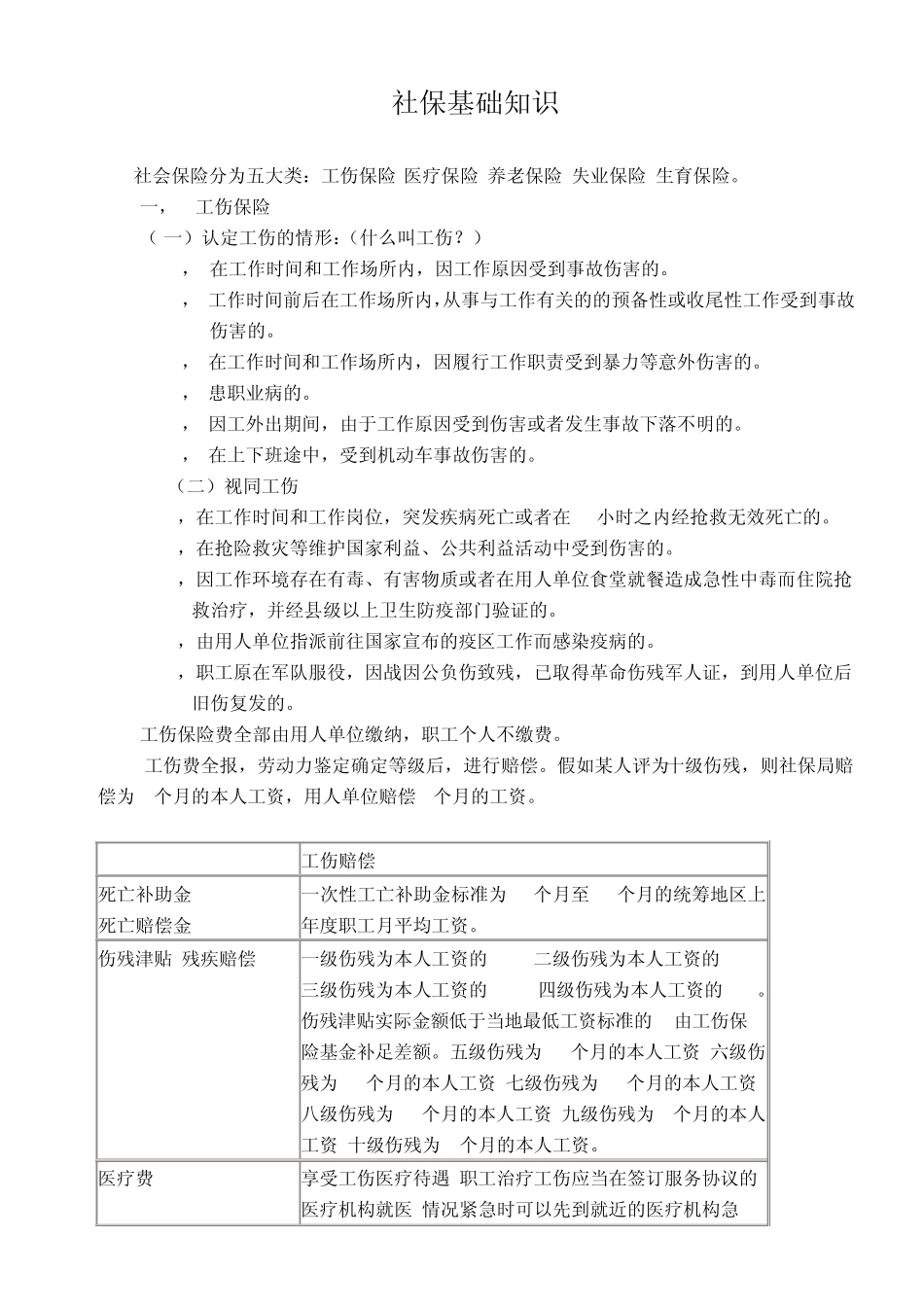 社保基础知识_第1页