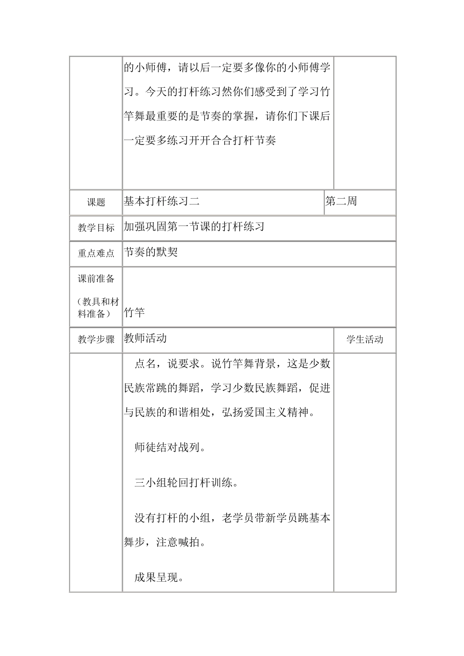 社团竹竿舞教案_第2页