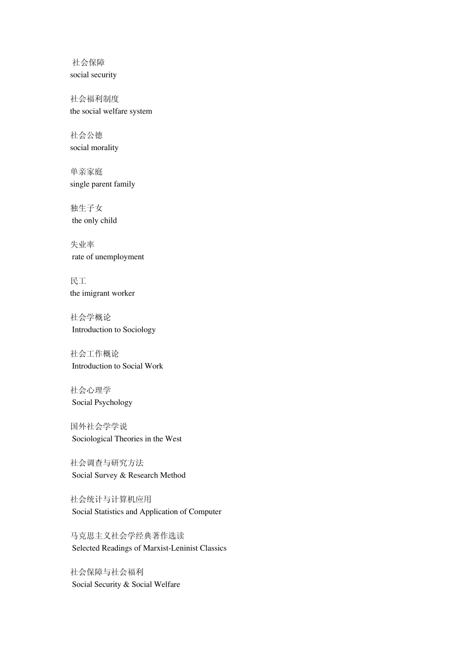 社工英语词汇_第3页