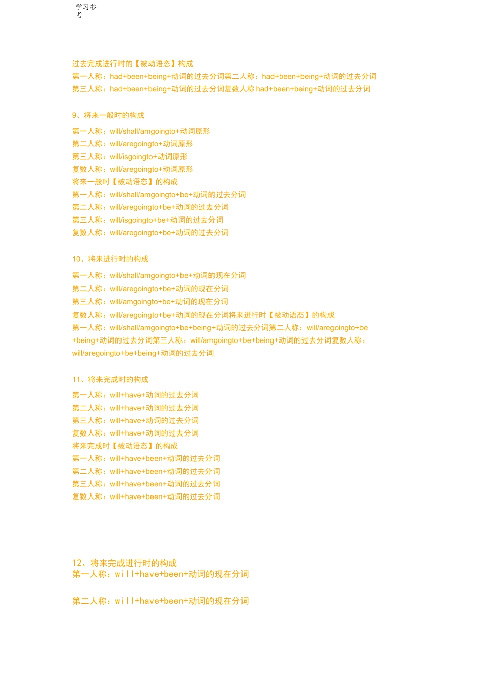 16种时态的被动语态_第3页