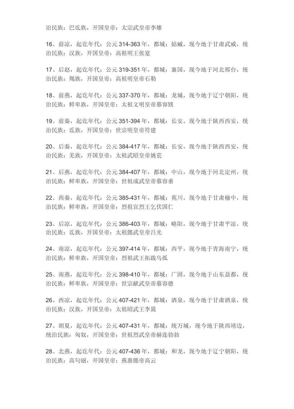 中国历史朝代顺序表_第3页