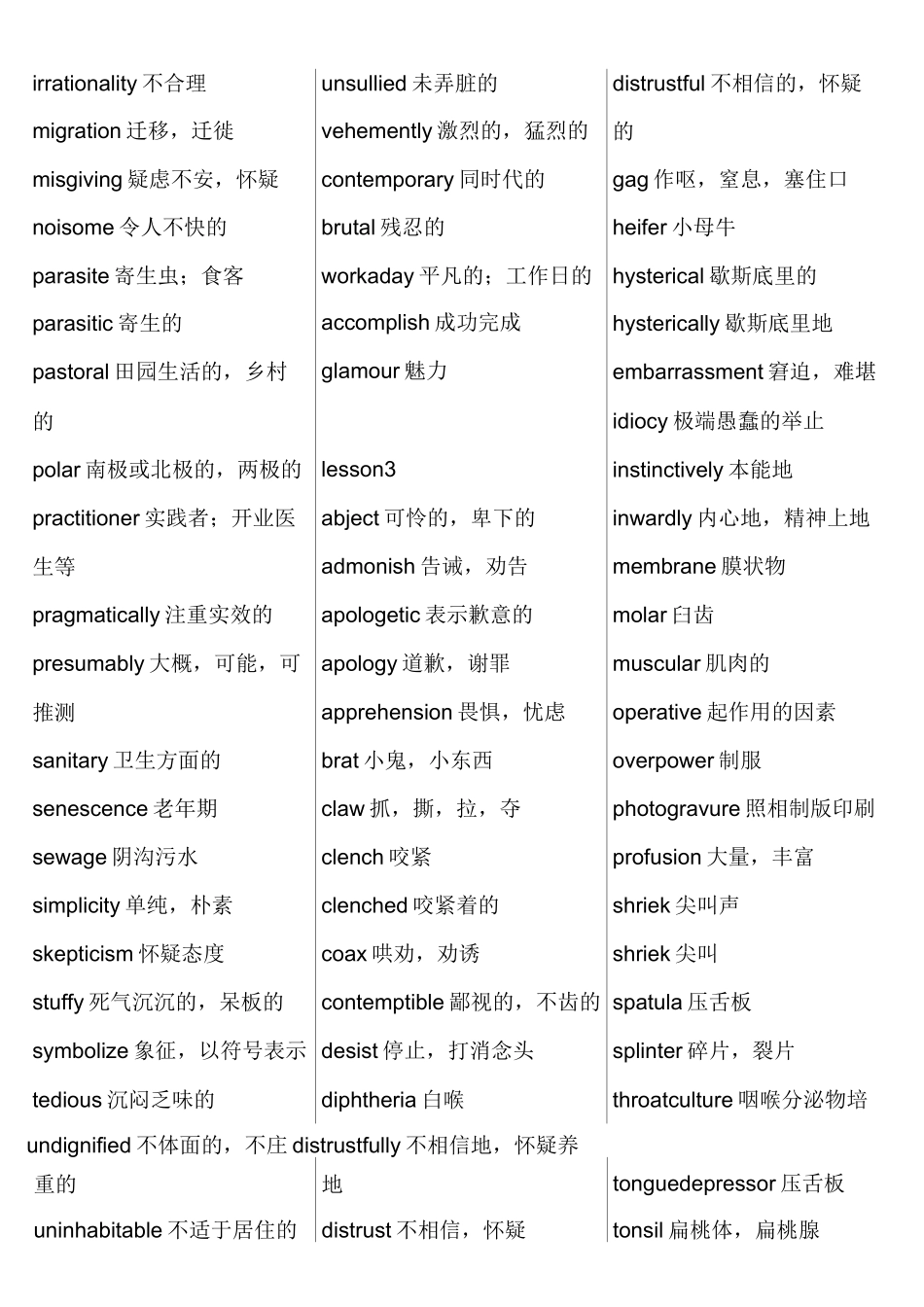 高级英语单词_第2页