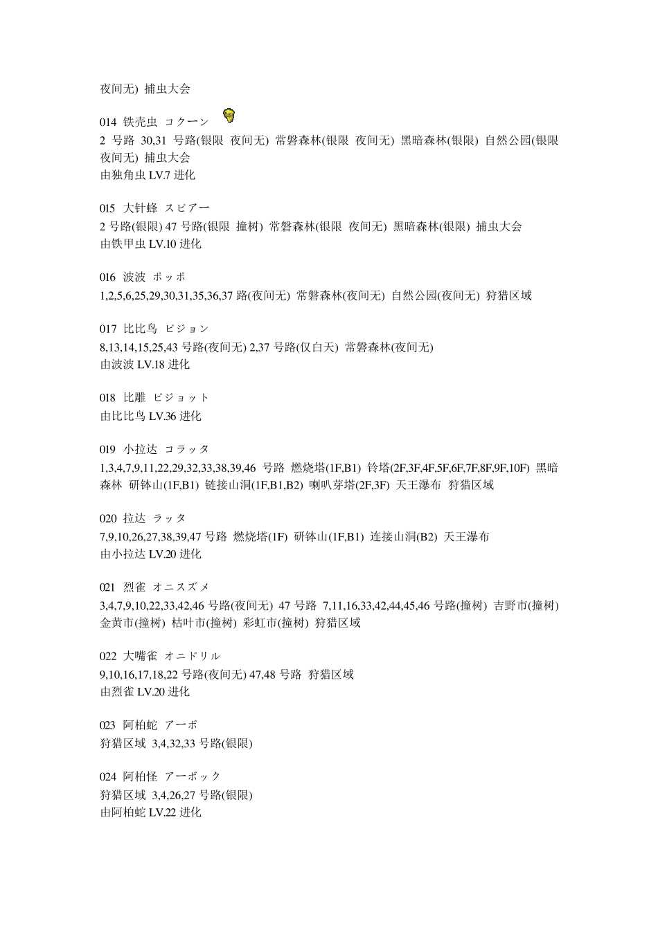 神奇宝贝大全_第2页