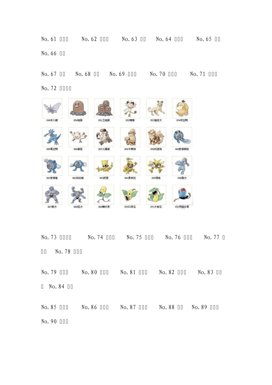 神奇宝贝进化大全_第3页