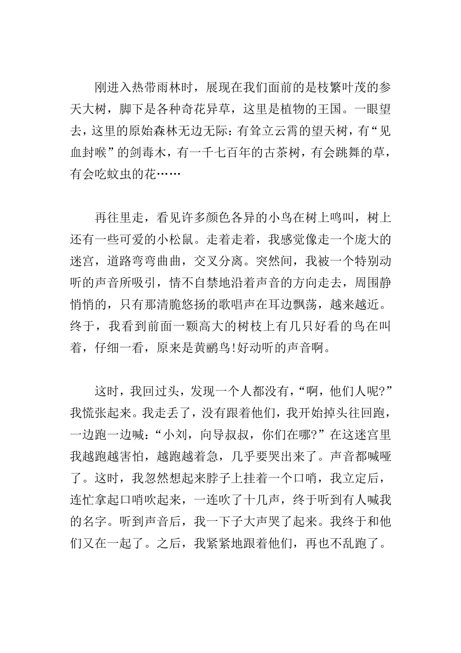 神奇的探险之旅作文500字(5篇)_第3页