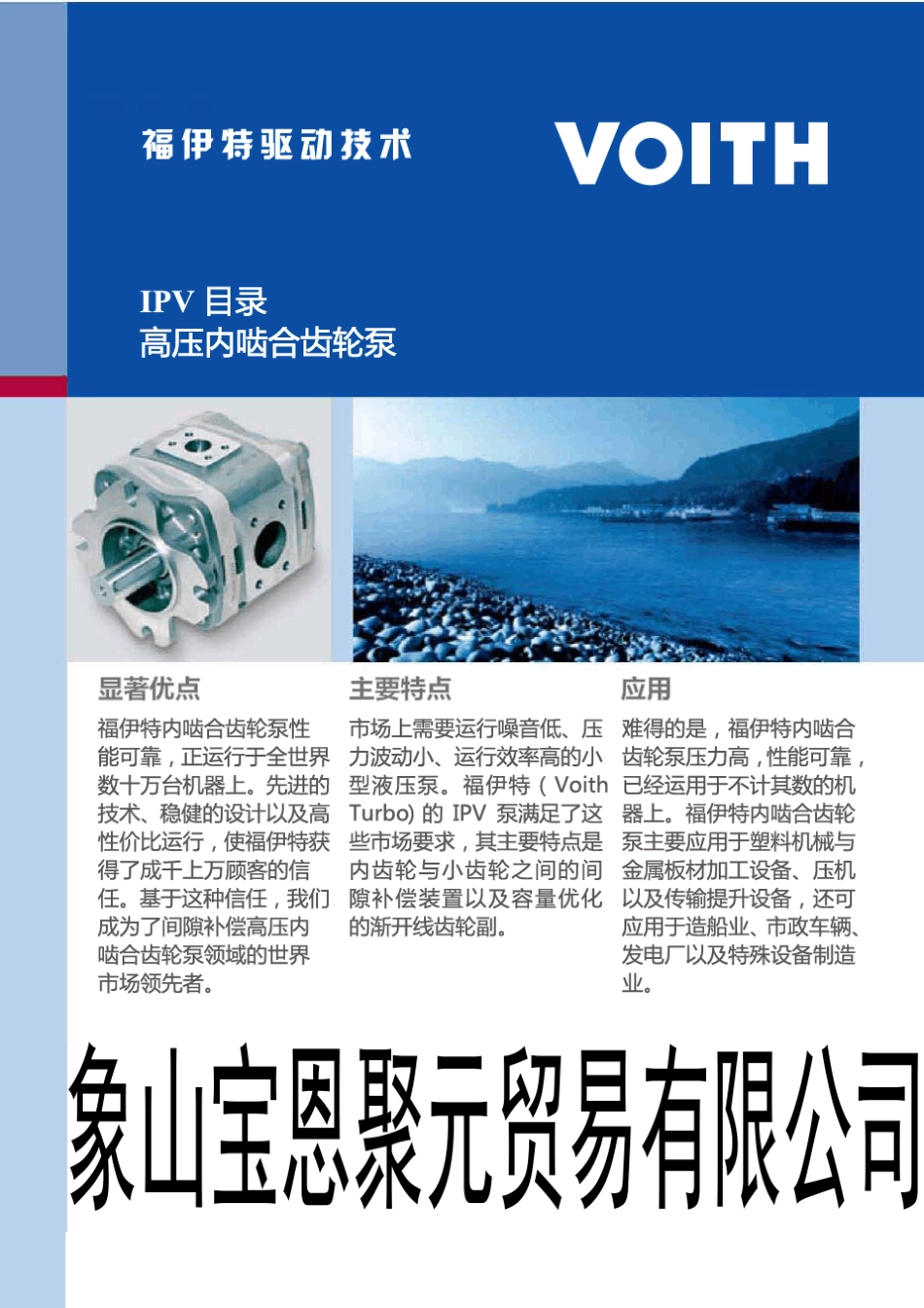 福伊特齿轮泵样本IPV_第1页