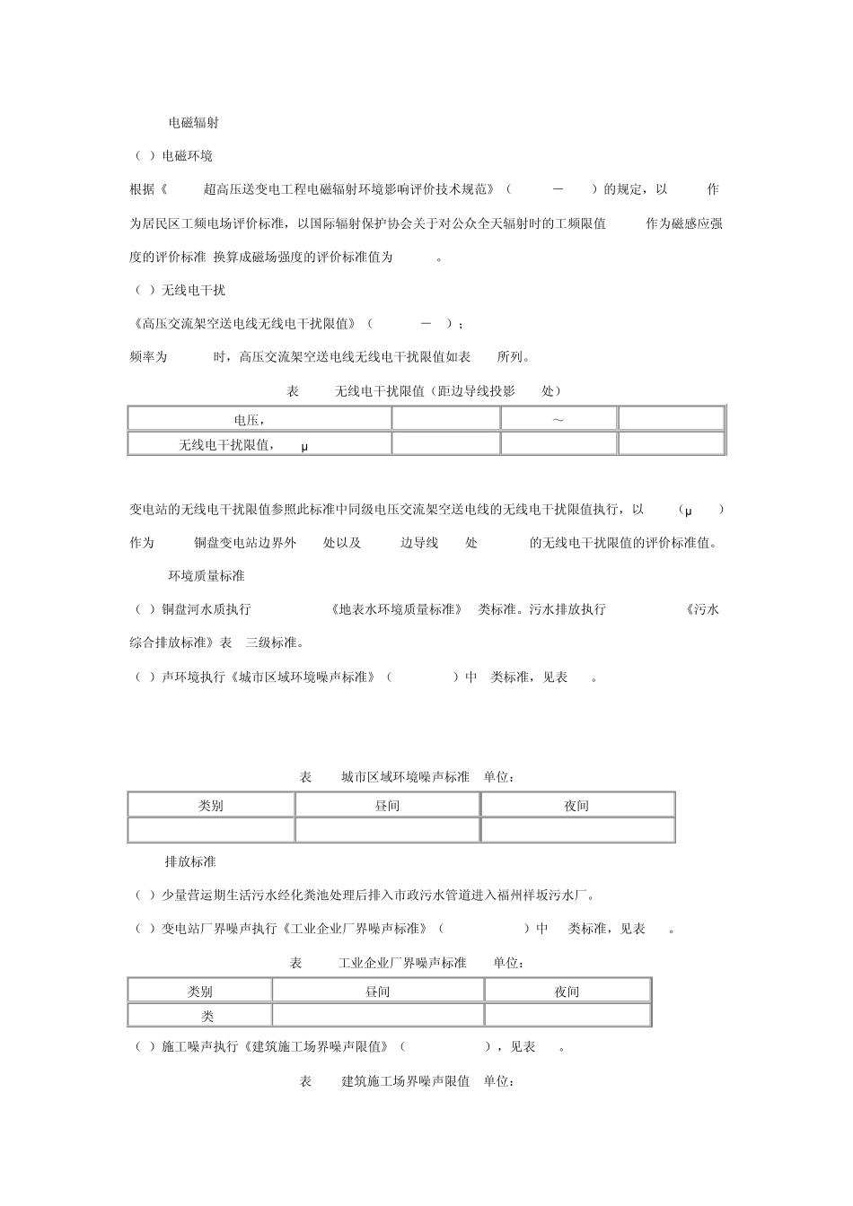 福州110kV铜盘输变电工程环评报告简本_第2页