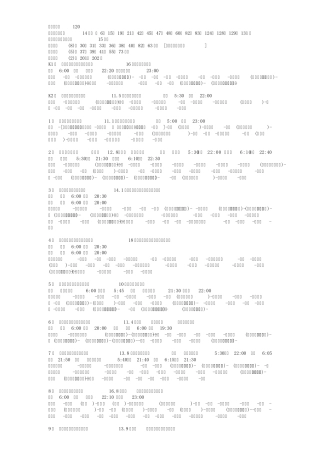 福州公交路线大全