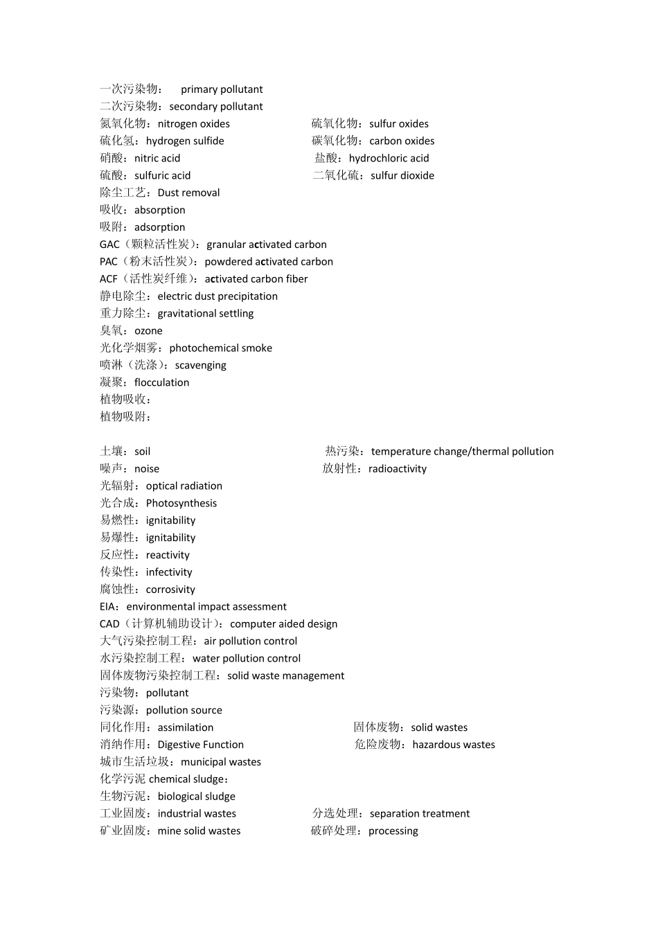 福州大学环境工程专业英语_第3页
