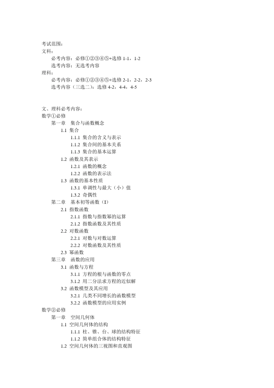 福建省厦门市高中数学教材人教A版目录_第1页