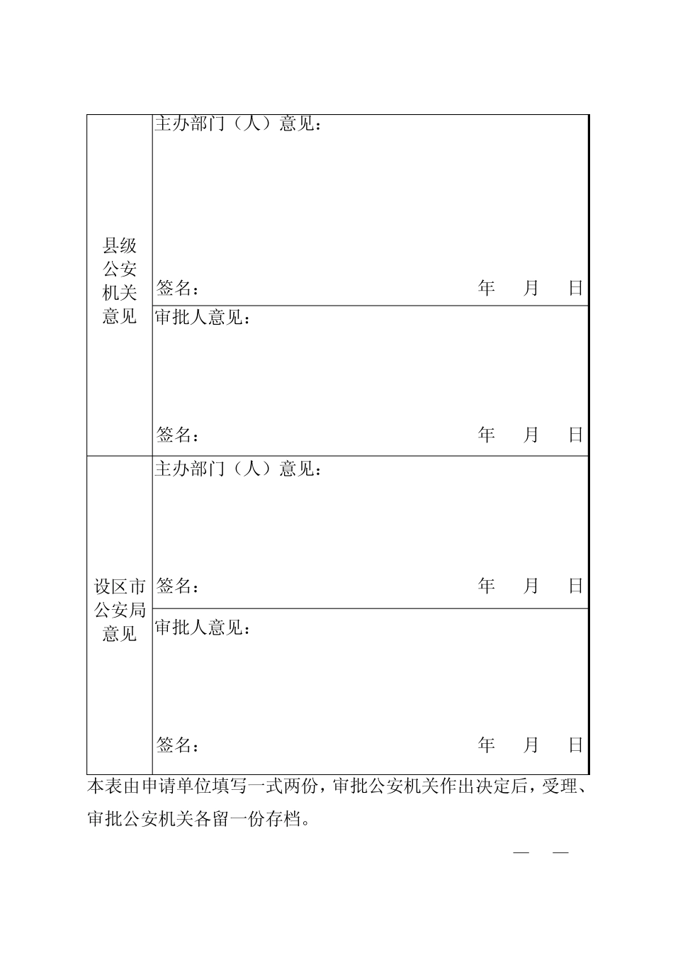 福建省旅馆业特种行业许可证审批表_第3页