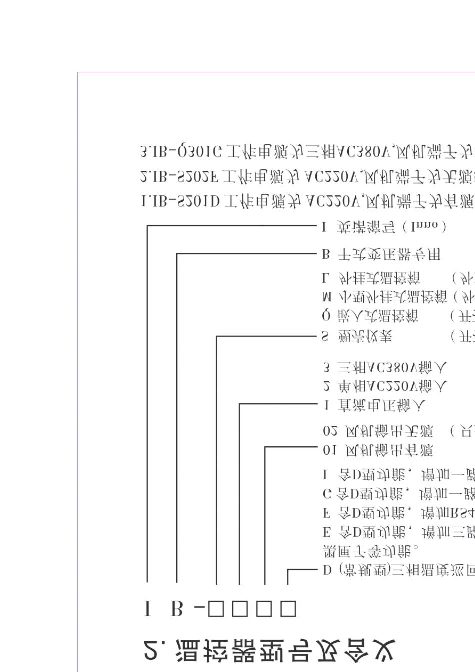 福建英诺IB系列干变温控器说明书_第3页
