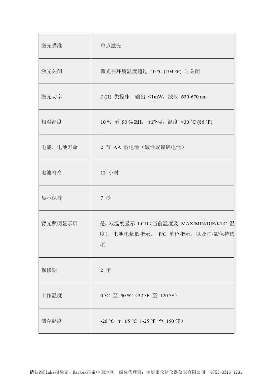 福禄克_F561红外线与接触式测温仪Fluke_561红外测温仪_第3页
