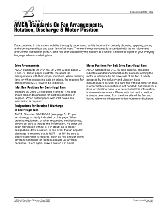 离心风机布置标准