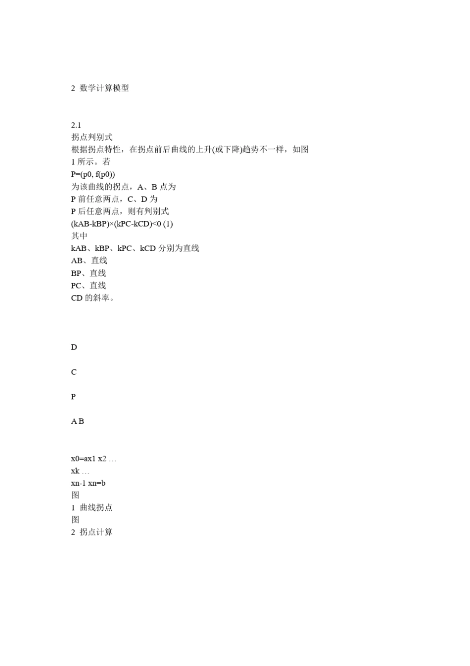 离散型函数拐点算法及应用_第2页