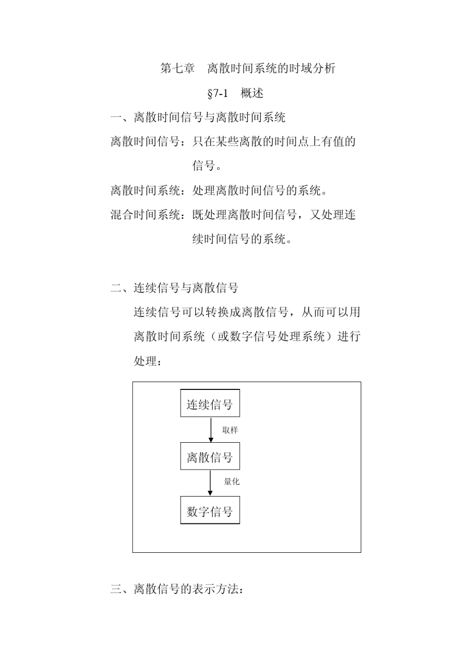 离散时间系统的时域分析_第1页