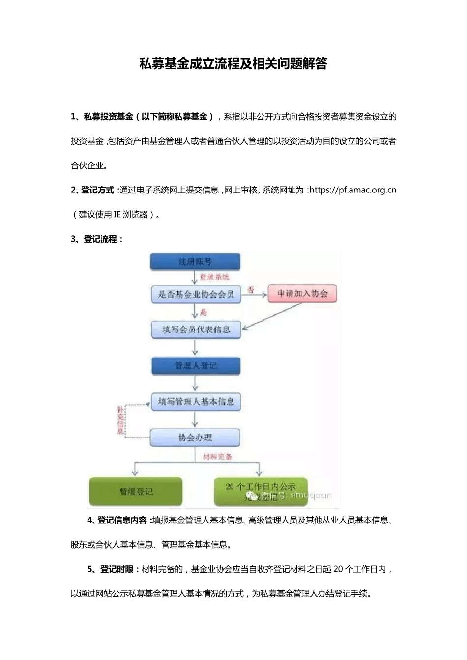 私募基金成立流程_第1页