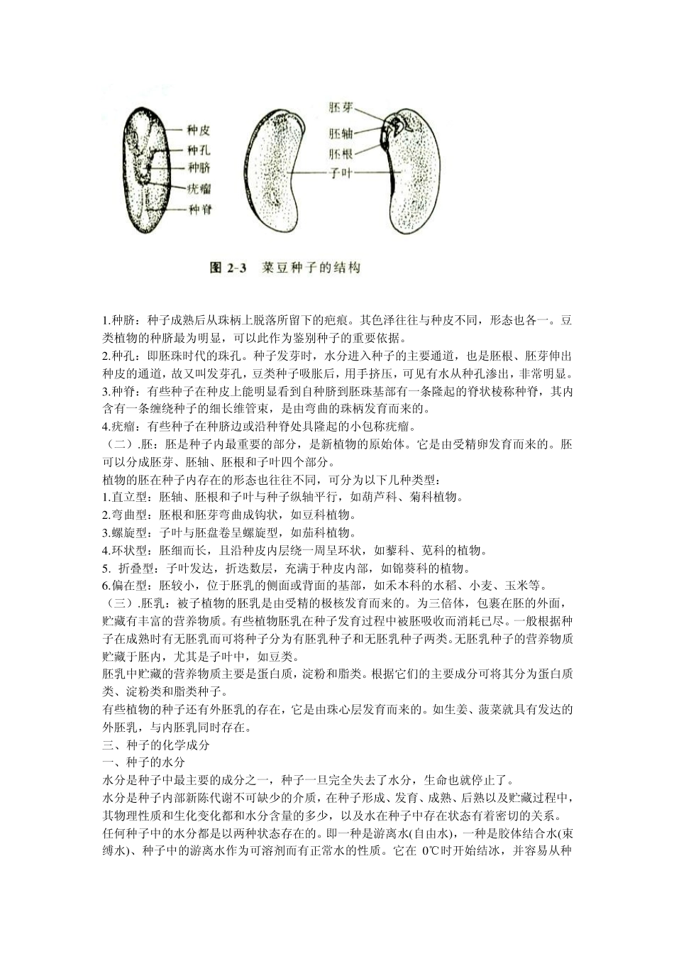 种子的形态结构和生理特性_第3页