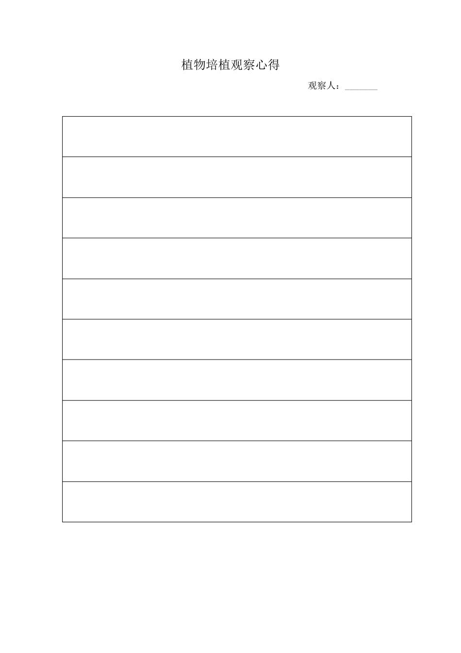 种植观察记录表_第3页
