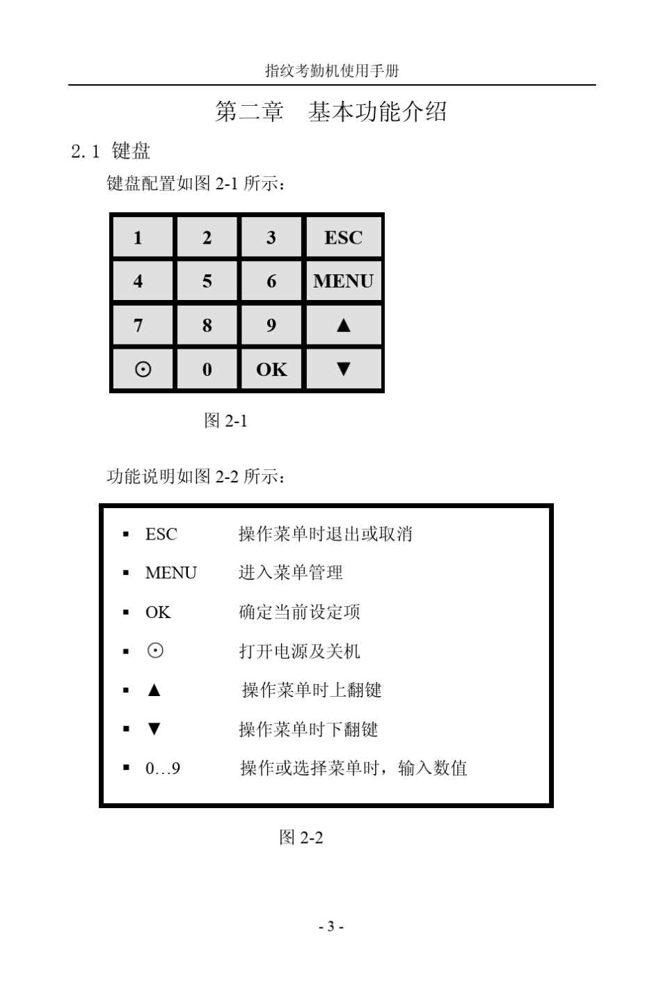 科密指纹考勤机使用手册Ver1_3_第3页