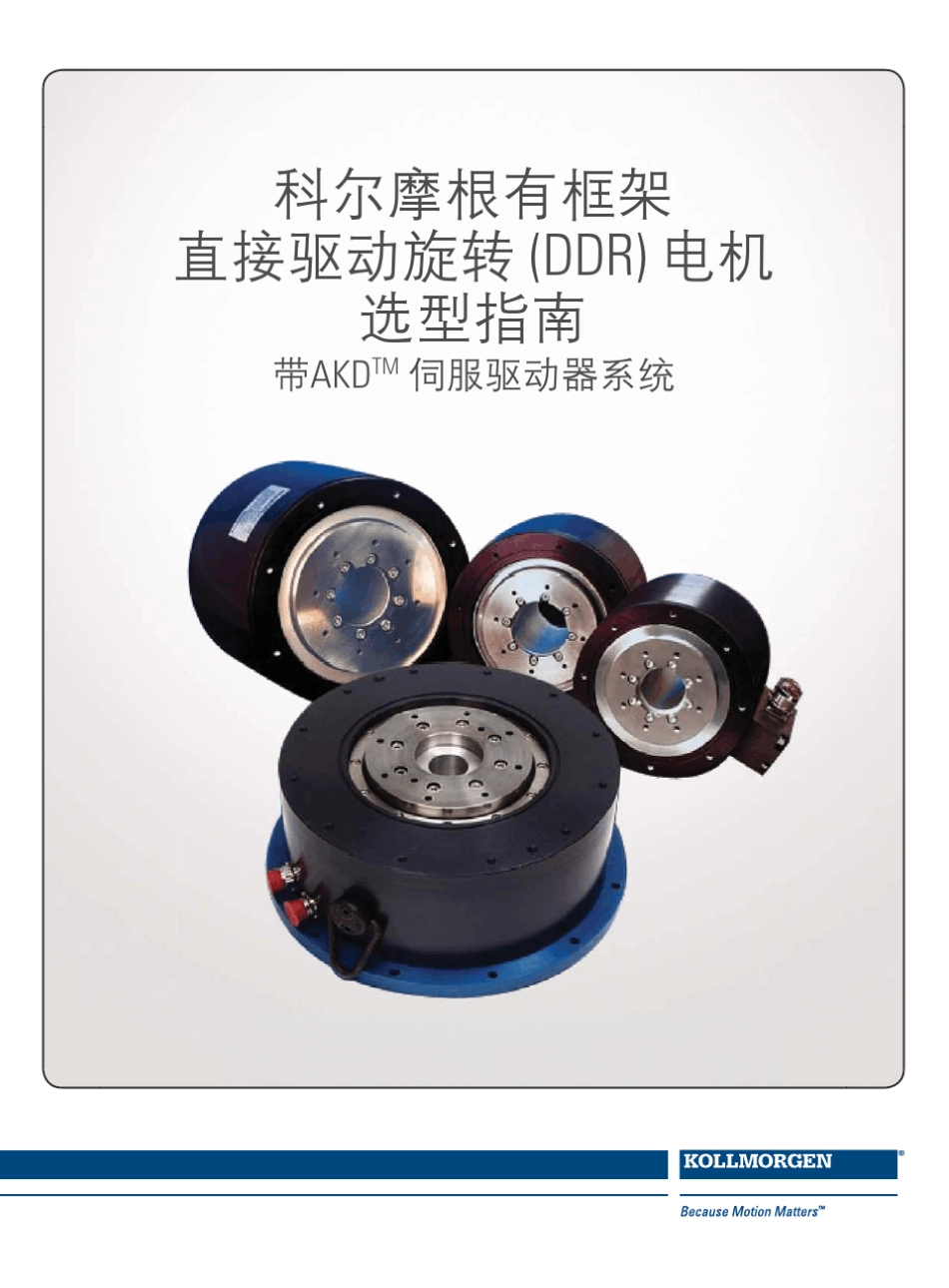 科尔摩根(DDR)电机选型指南_第1页