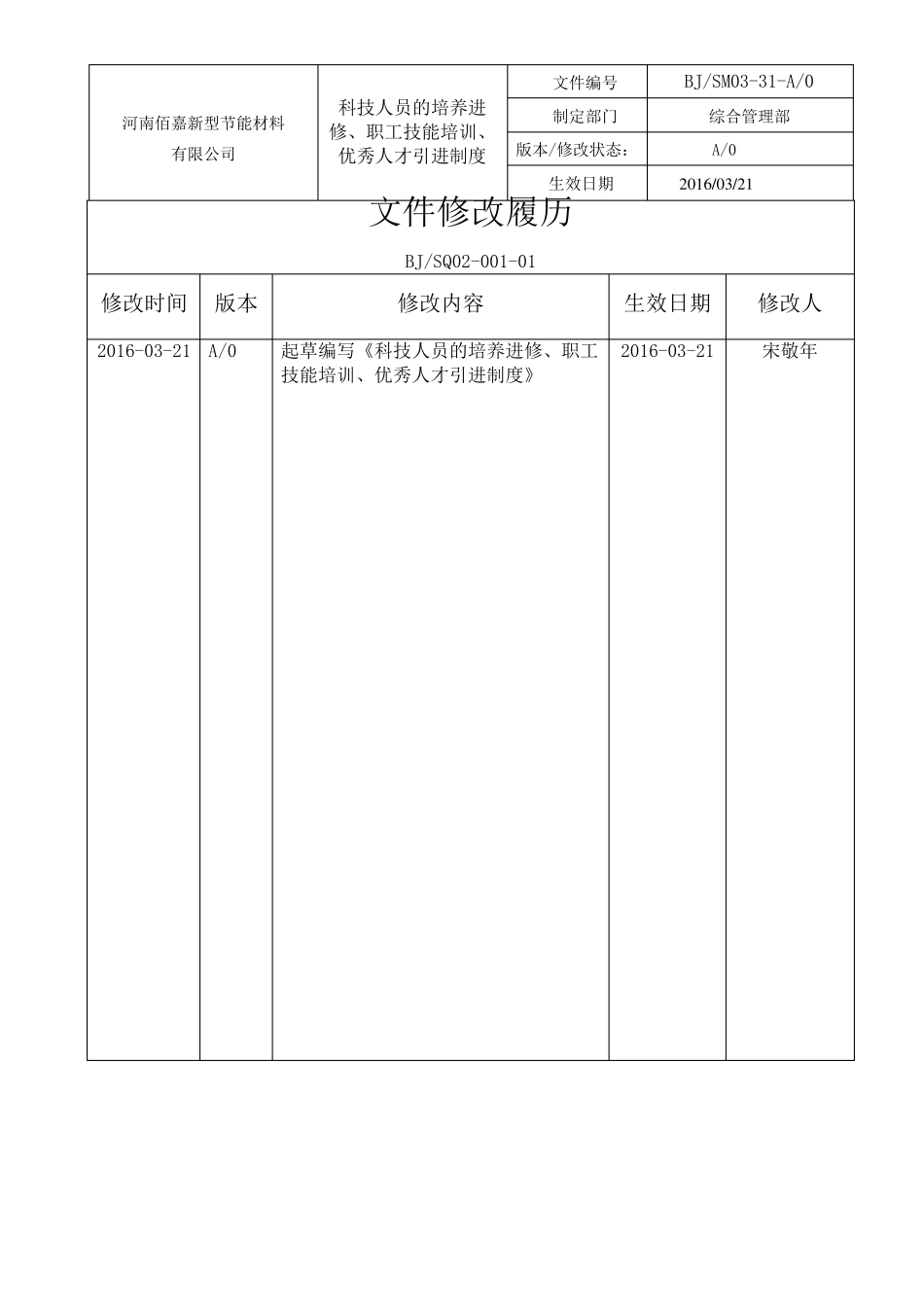 科技人员的培养进修、职工技能培训、优秀人才引进制度_第2页