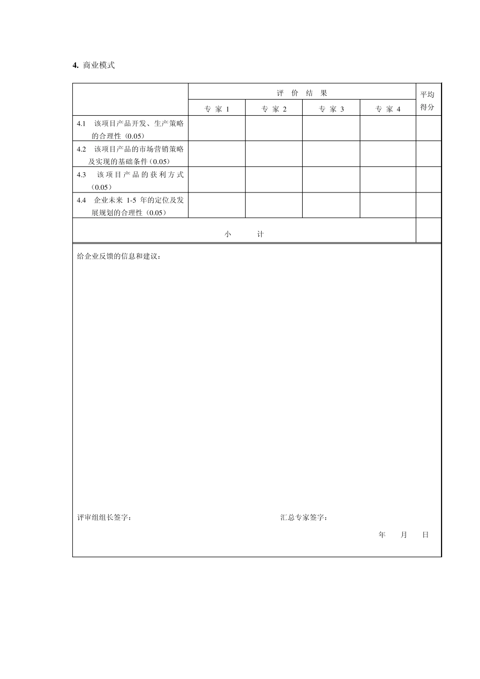 科技型中小企业技术创新基金项目综合评价表_第3页