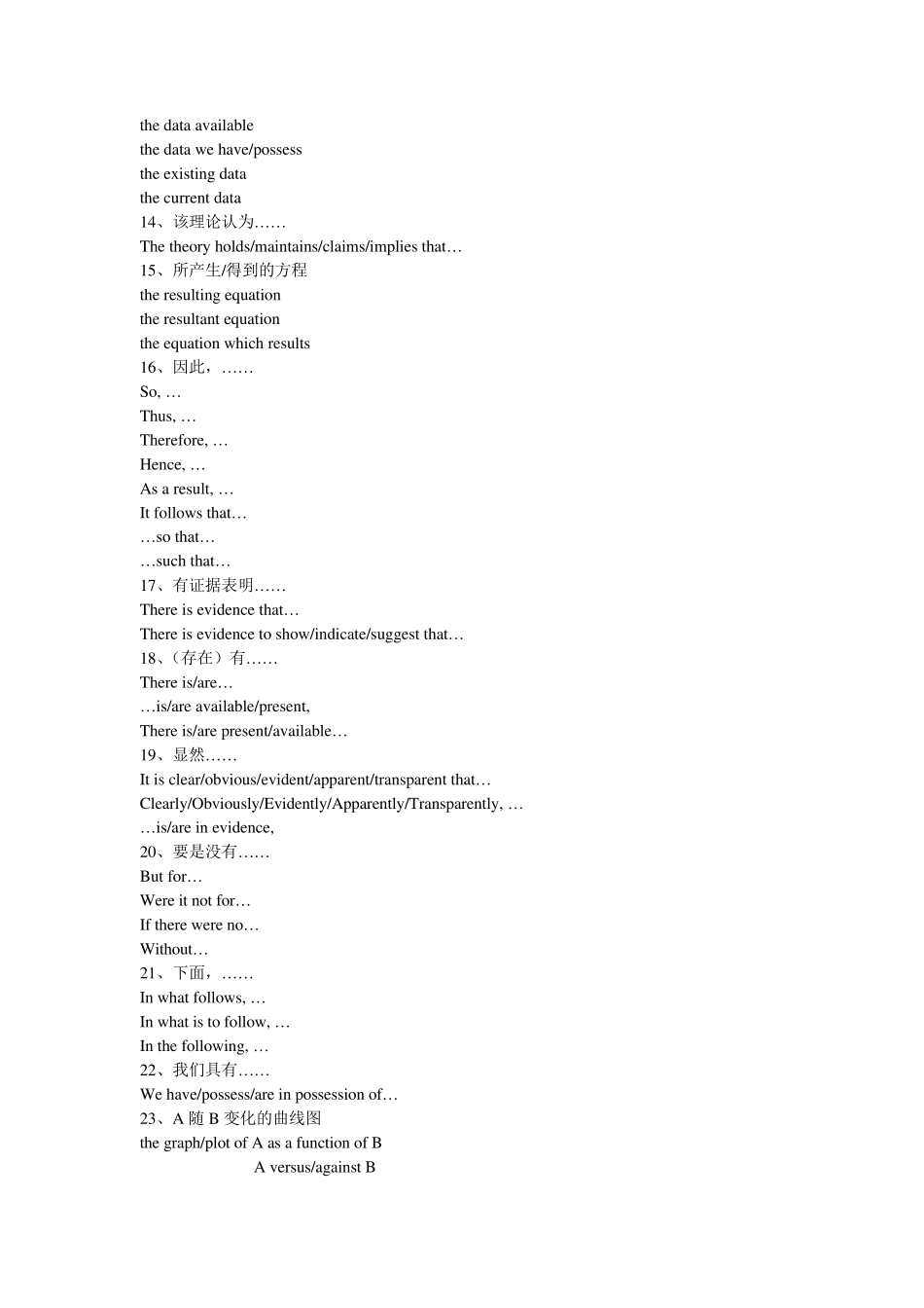 科技英语写作中的常用写作句型归纳与总结_第2页