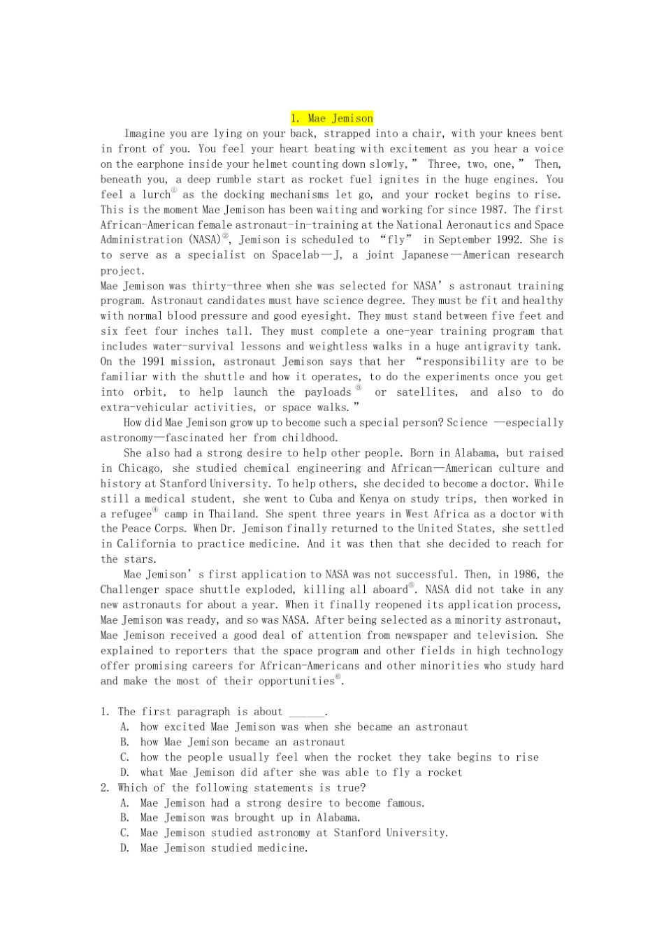 科技英语阅读理解35篇_第2页